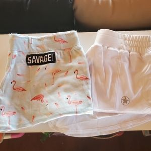 Savage Barbell workout shorts - 2 PAIRS